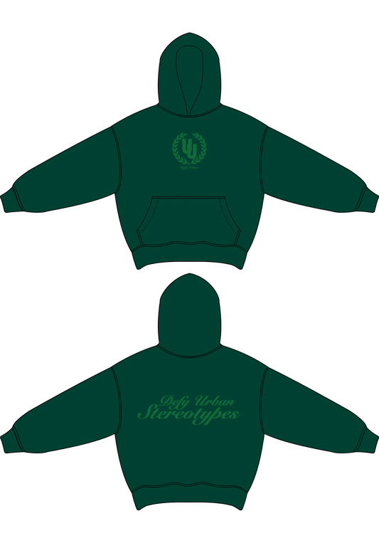 UU French Terry Phthalo Green Hoodie (Pre Order)